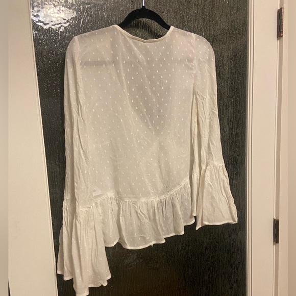 American Eagle Flowy Tie Blouse - Picture 4 of 4